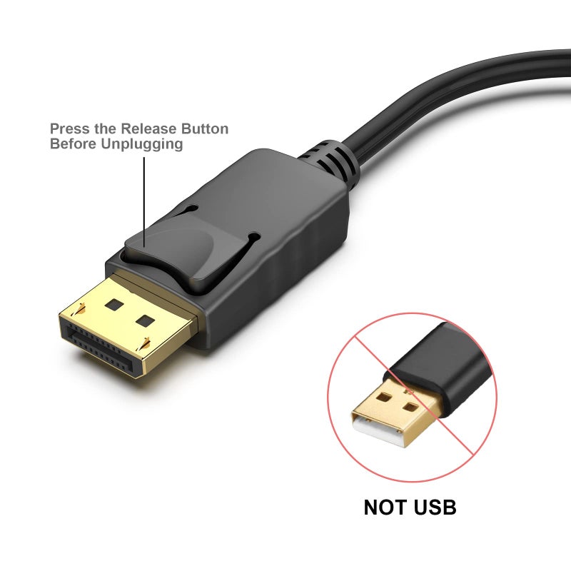 BENFEI DisplayPort to HDMI Adapter, 10 Pack Gold Plated DisplayPort/DP from Computer/Laptop to HDMI from Monitor/TV/Projector Converter (Not Bi-Directional, Not Compact with USB Port) - Image 3